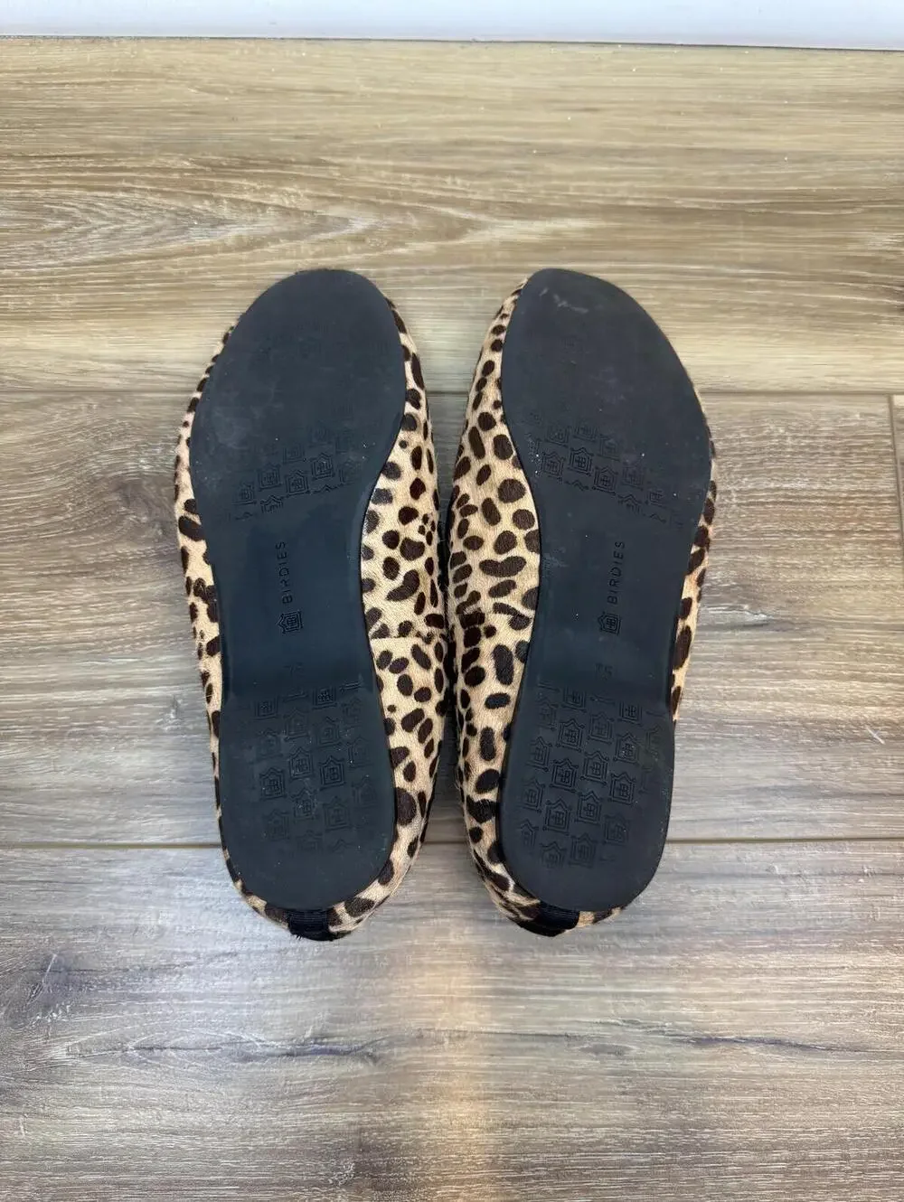 Birdies Leopard Print Flats in Leopard